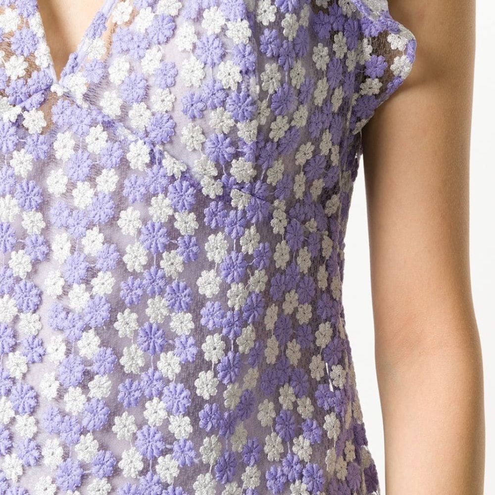 💜 NWT Michael Kors Floral Dress - Picture 3 of 5